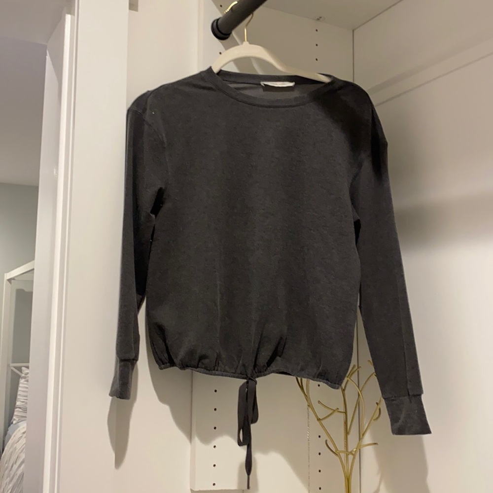 gray sweater super cute